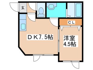 アークコート北２７の物件間取画像